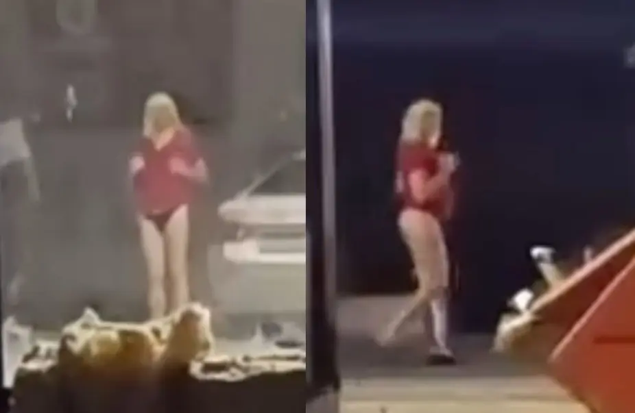 O primeiro vídeo, que deu a ele a fama de “pastor de calcinha”, foi gravado na noite de 10 de agosto, em uma rua deserta no bairro Setor Urias Magalhães. Imagens /Portal Léo Dias