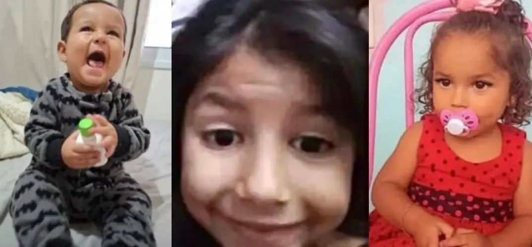 3 crianças mortas em 24 horas: mães, padrasto e vizinho presos