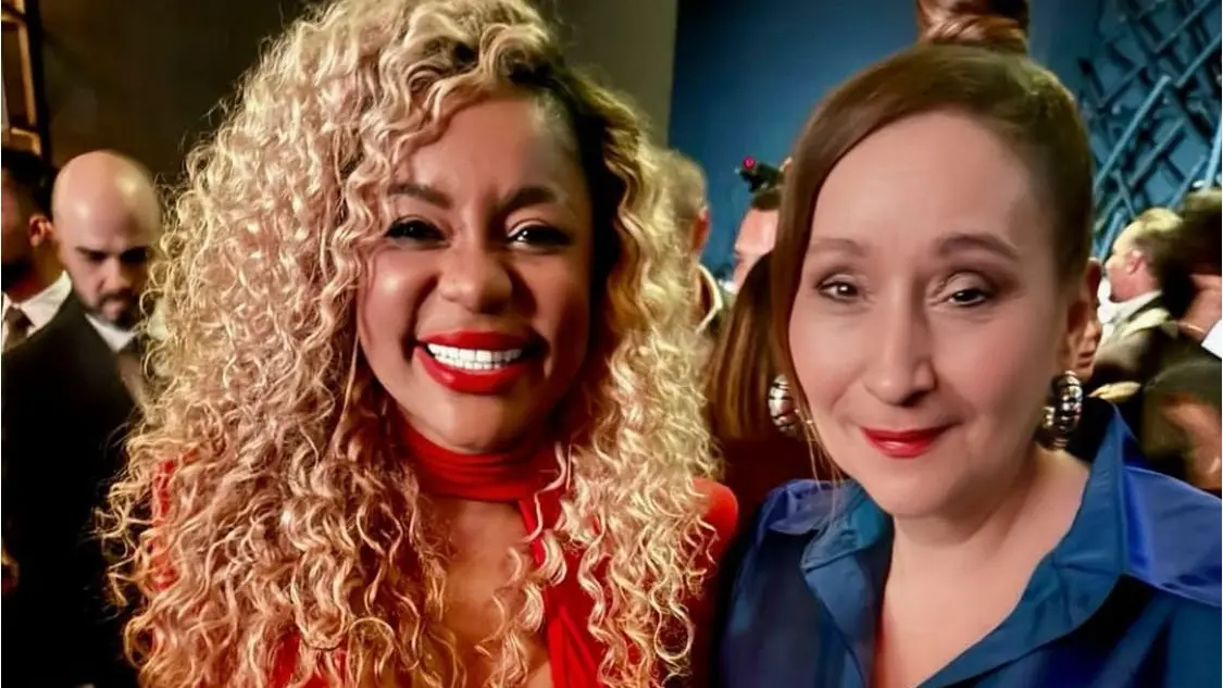 Rivais, veja como foi o reencontro de Cariúcha e Sonia Abrão