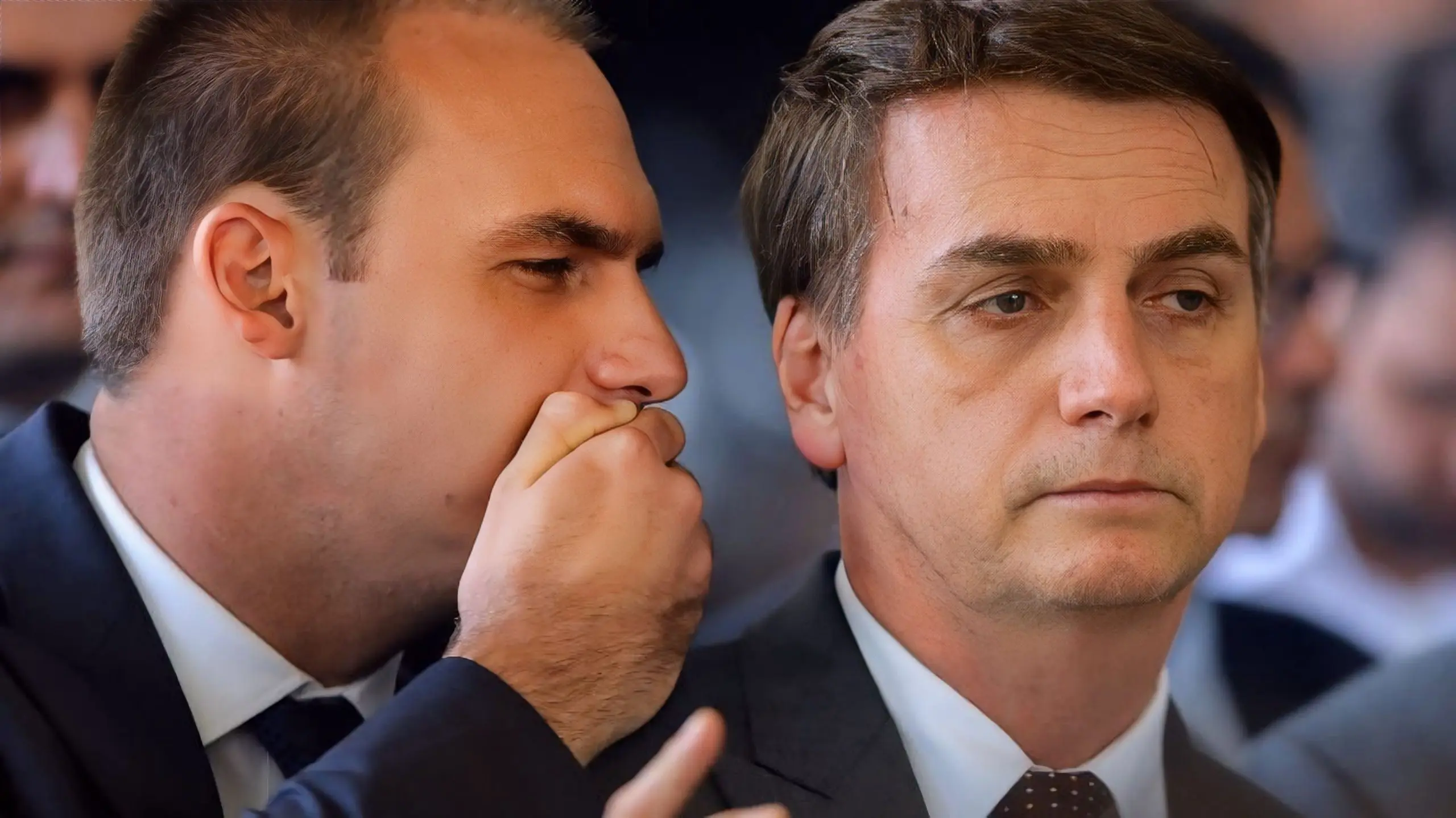 Eduardo Bolsonaro xinga o pai de “ingrato” e expõe divergência política