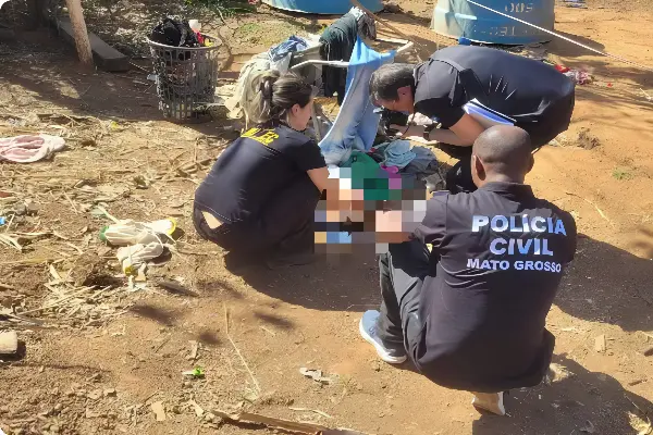 Homem mata e decapita parente em aldeia indígena no MT  (Foto: Polícia Civil MT)