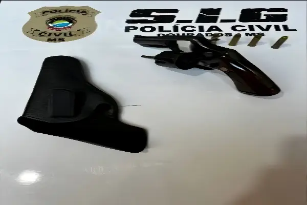 Motoqueiro faz noite de terror no interior do MS e dispara contra desafetos (Foto: Divulgação SIG Polícia Civil MS)