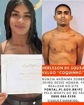 Jovem de 22 anos, encontrada morta, após acolher primo em apartamento (Foto: Reprodução/PC-PI)