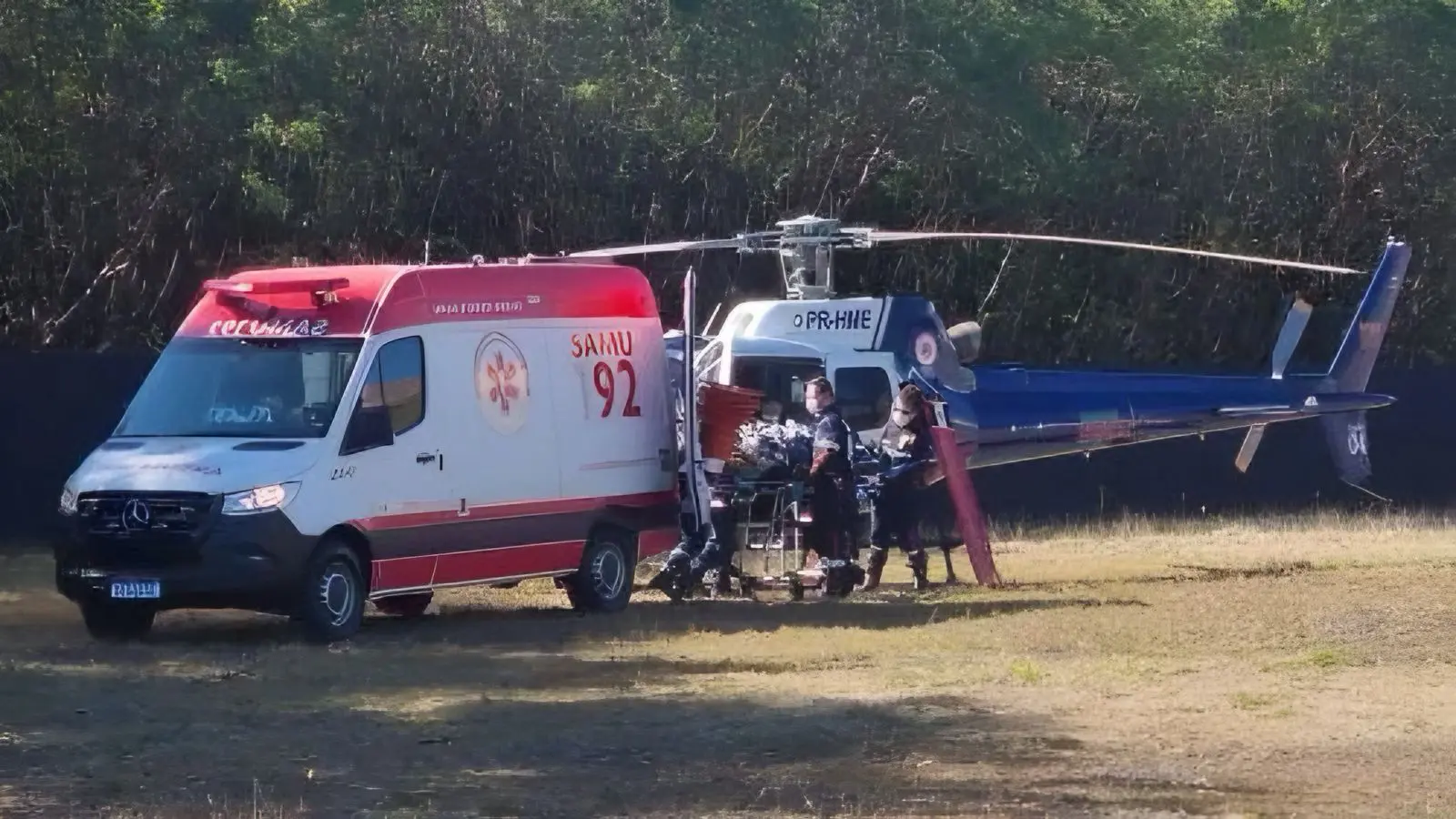 Milagre: pintor sobrevive a choque elétrico de 13 mil volts no PR (Foto: Reprodução/CGN)