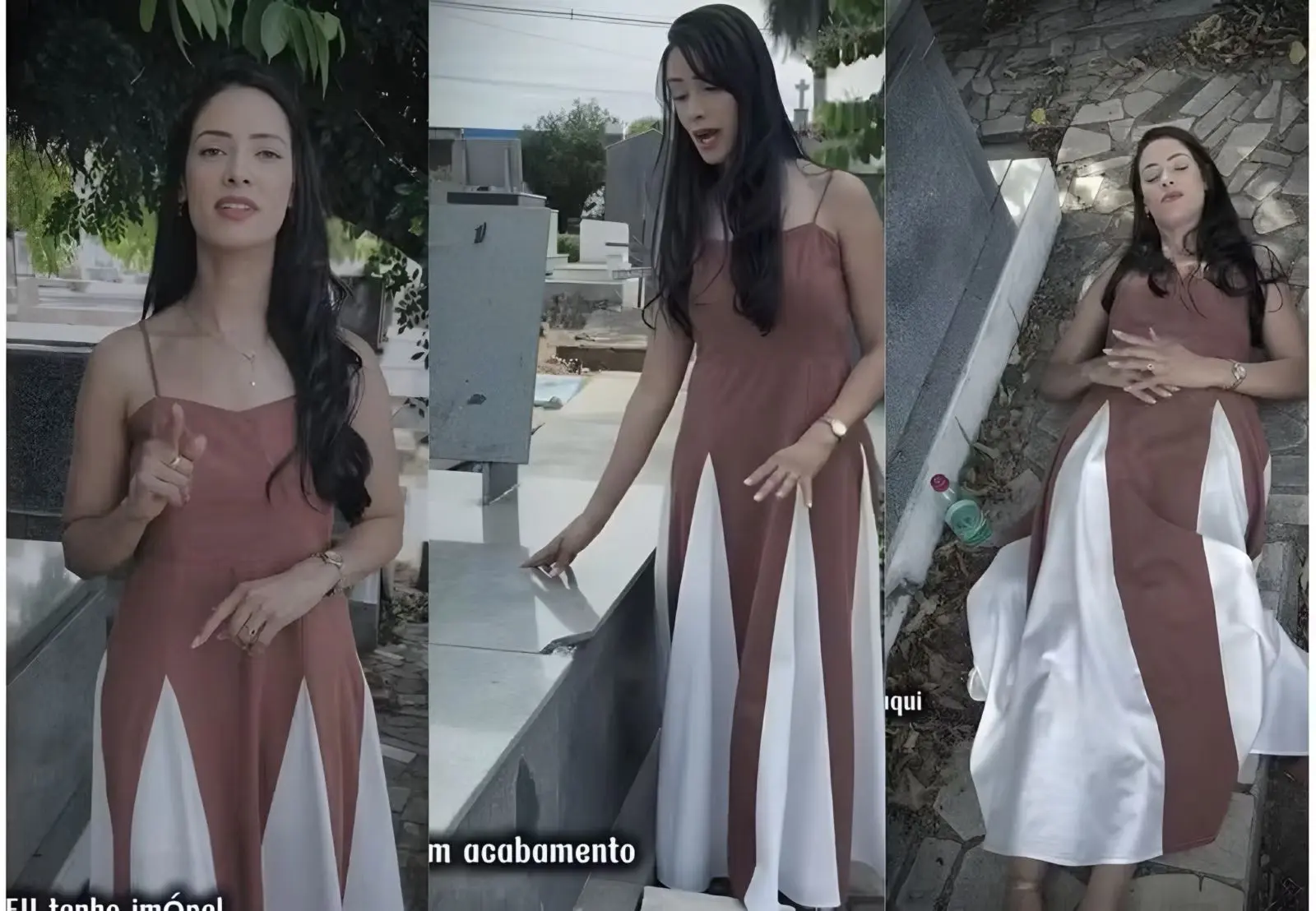 Corretora anuncia terreno em cemitério para marido infiel: 'Descanso sem estresse' (Foto: Reprodução/Redes sociais)