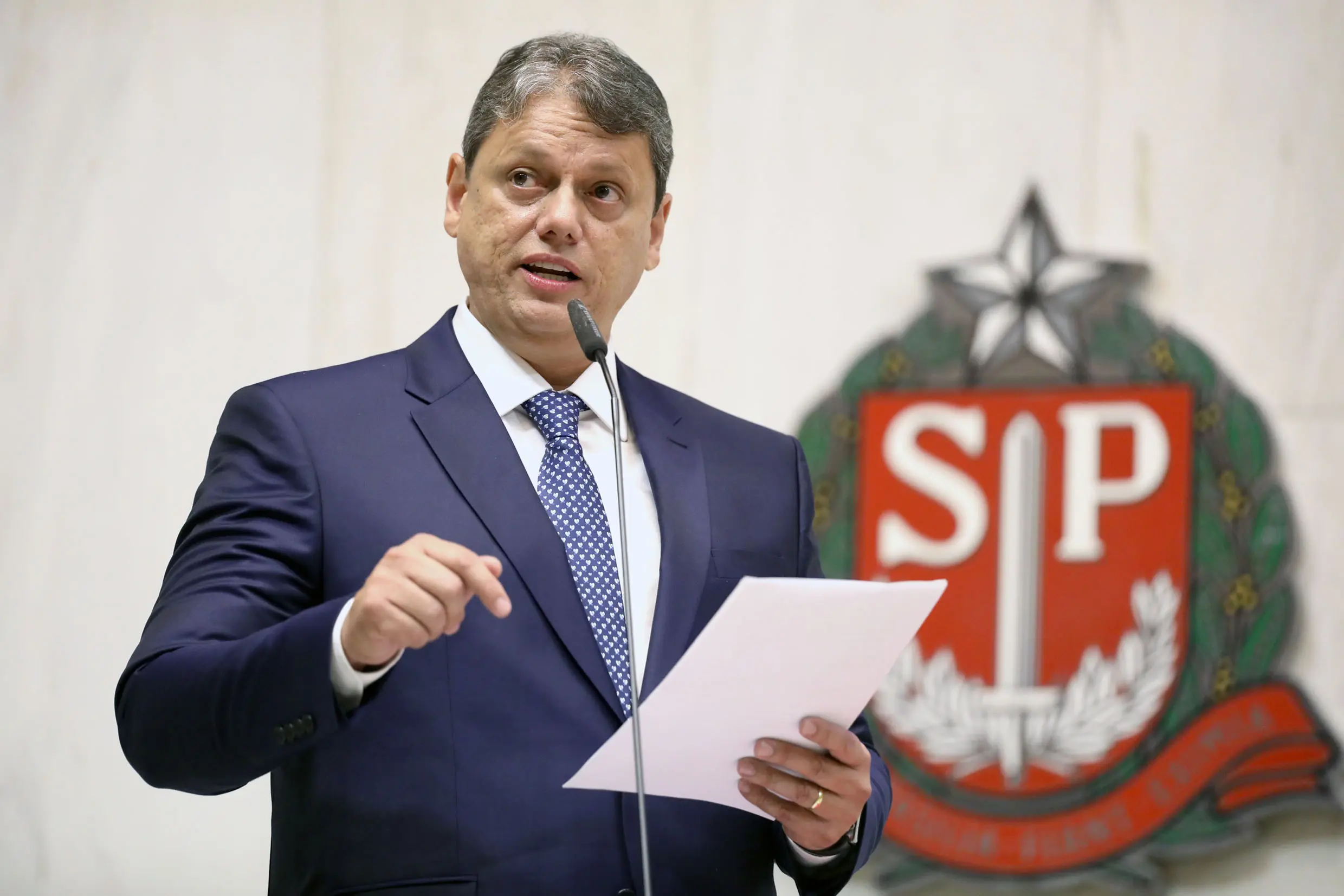 Governador de São Paulo Tarcísio de Freitas - Foto: Agência Alesp