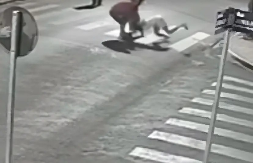 Vídeo mostra agressão brutal a uma grávida no interior de São Paulo