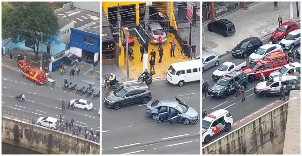 Tiroteio e perseguição intensa mobilizam polícia na Zona Sul de São Paulo