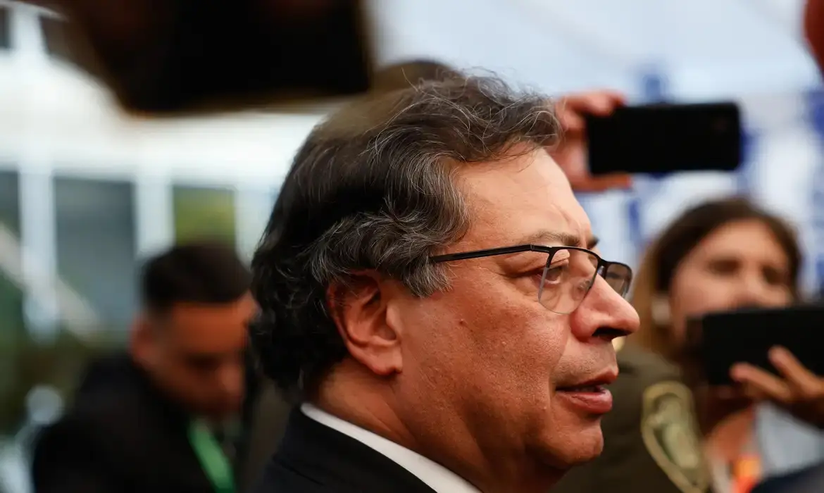 Presidente da Colômbia, Gustavo Petro - Foto: Fernando Frazão/Agência Brasil
