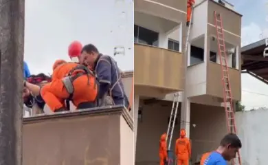 Homem morre eletrocutado enquanto instalava calhas em telhado de prédio