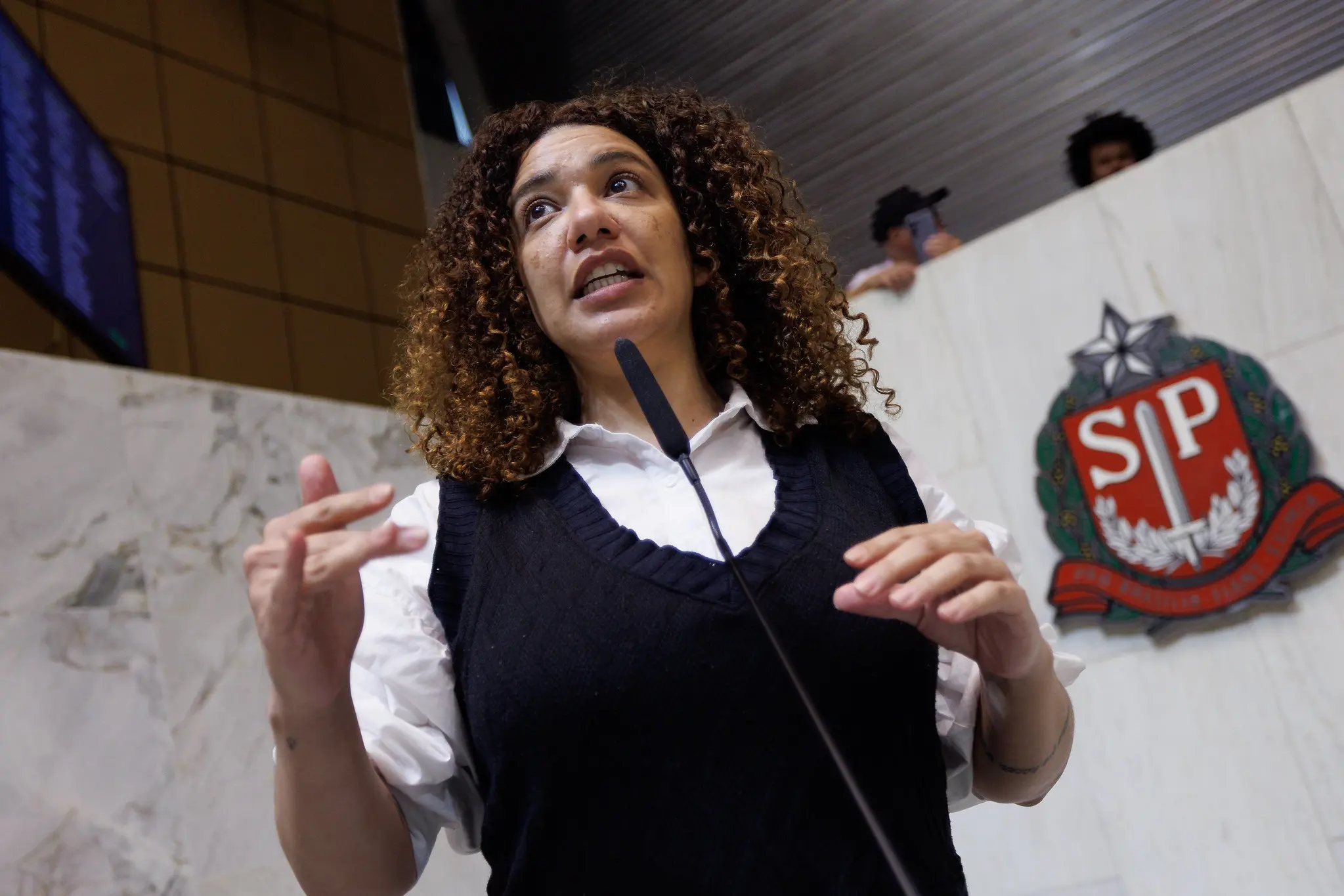 Deputados de São Paulo batem boca na Alesp: 'Ele é acostumado a ser violento com as mulheres' (Foto: Rodrigo Romeo/Alesp)
