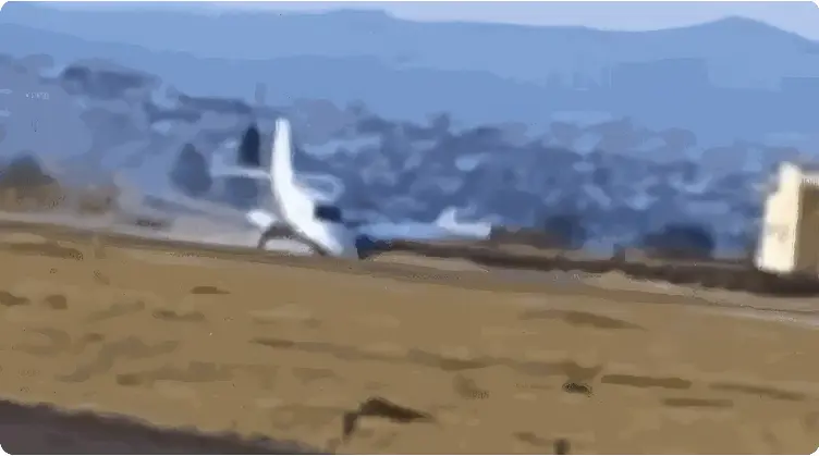Avião tem pane e precisa fazer pouso de emergência (Foto: Reprodução)