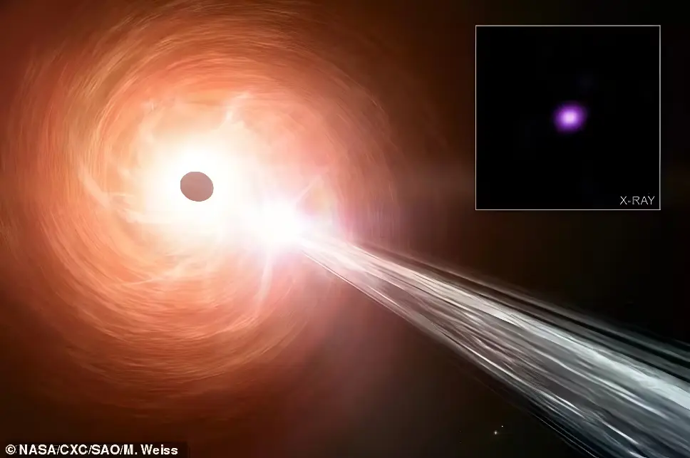 Buraco negro gigante desafia teorias e pode engolir planetas inteiros (Foto: Reprodução/Nasa)