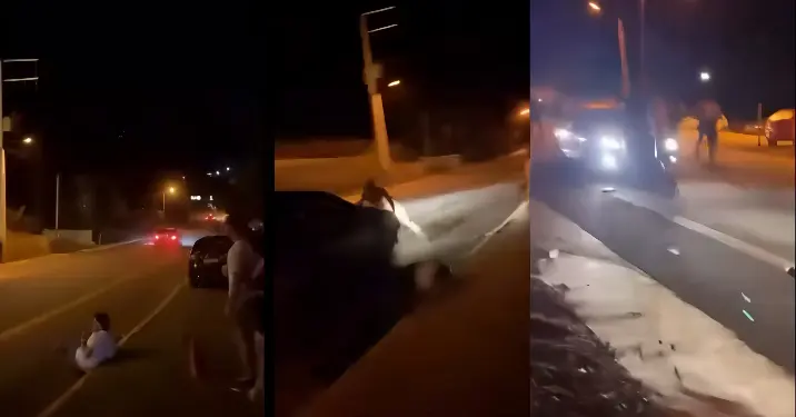 Amigos são atropelados por carro em alta velocidade em saída de festa (Foto: Reprodução/ Redes Sociais)
