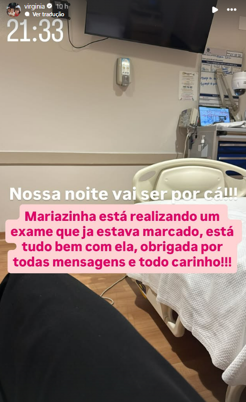 Virginia publicou uma mensagem explicando os motivos