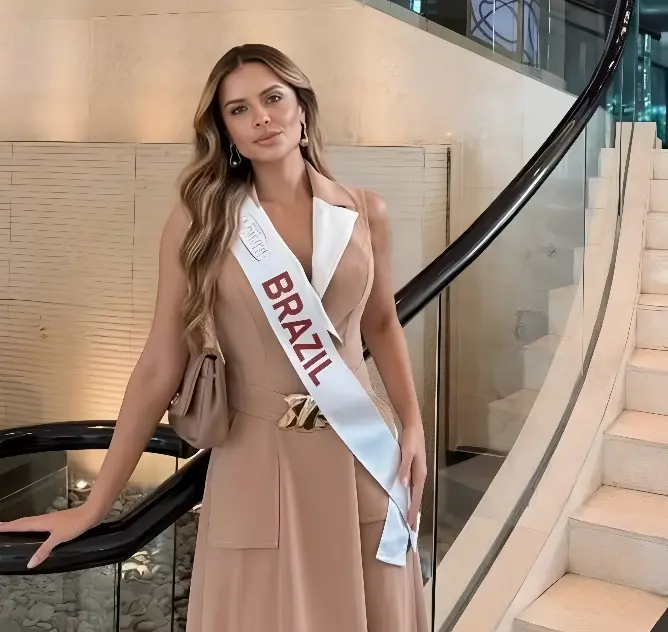 Isabela Fernandes durante concurso de beleza nas Filipinas (Foto: Reprodução/Instagram)