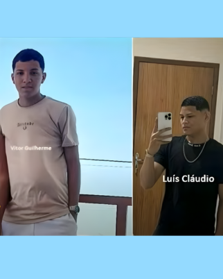 Vitor José Aguiar e Luiz Cláudio Oliveira que foram mortos em ataque numa escola em Sobral (reprodução/rede social)