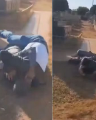 Vídeo: coveiro e advogado brigam em cemitério por conta de dívida