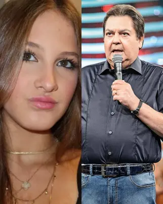 Faustão citou a jovem como inspiração em 2023