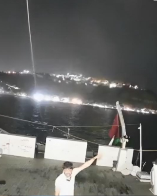 Vídeo: veja momento em que flotilha rumo a Gaza é atingida por drone (Foto: Reprodução/Redes sociais)