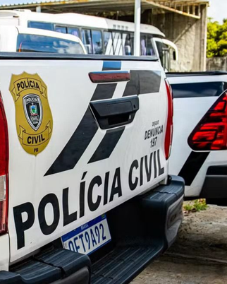 Viatura da Polícia Civil, na Paraíba ( Foto: Polícia Civil/Divulgação)