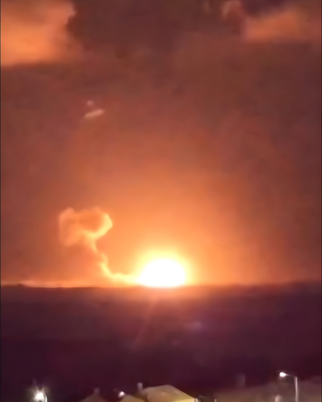 Bombardeio em Gaza/reprodução/rede social
