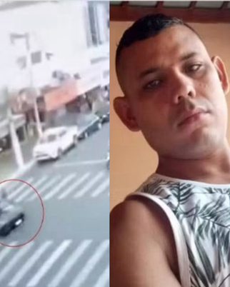 Venezuelano morre em acidente ao bater e ser lançado sobre carro (Foto: Reprodução/Redes sociais)