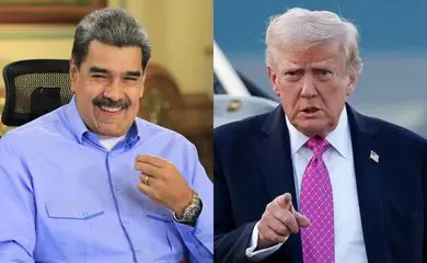 Donald Trump nega ataques à Venezuela, mas a movimentação militar americana no Caribe mantém tensão com o governo de Maduro. Foto: Divulgação.
