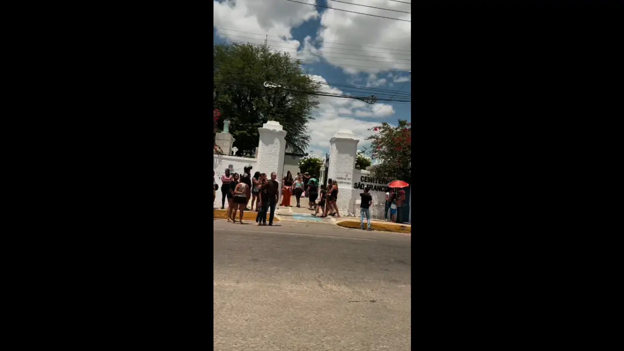 Fachada do Cemitério São Francisco. (Reprodução)