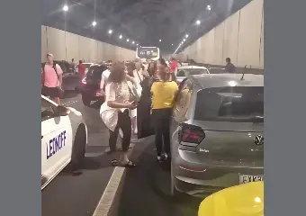 Fechamento do Túnel Rebouças - Imagens_ reprodução/rede social