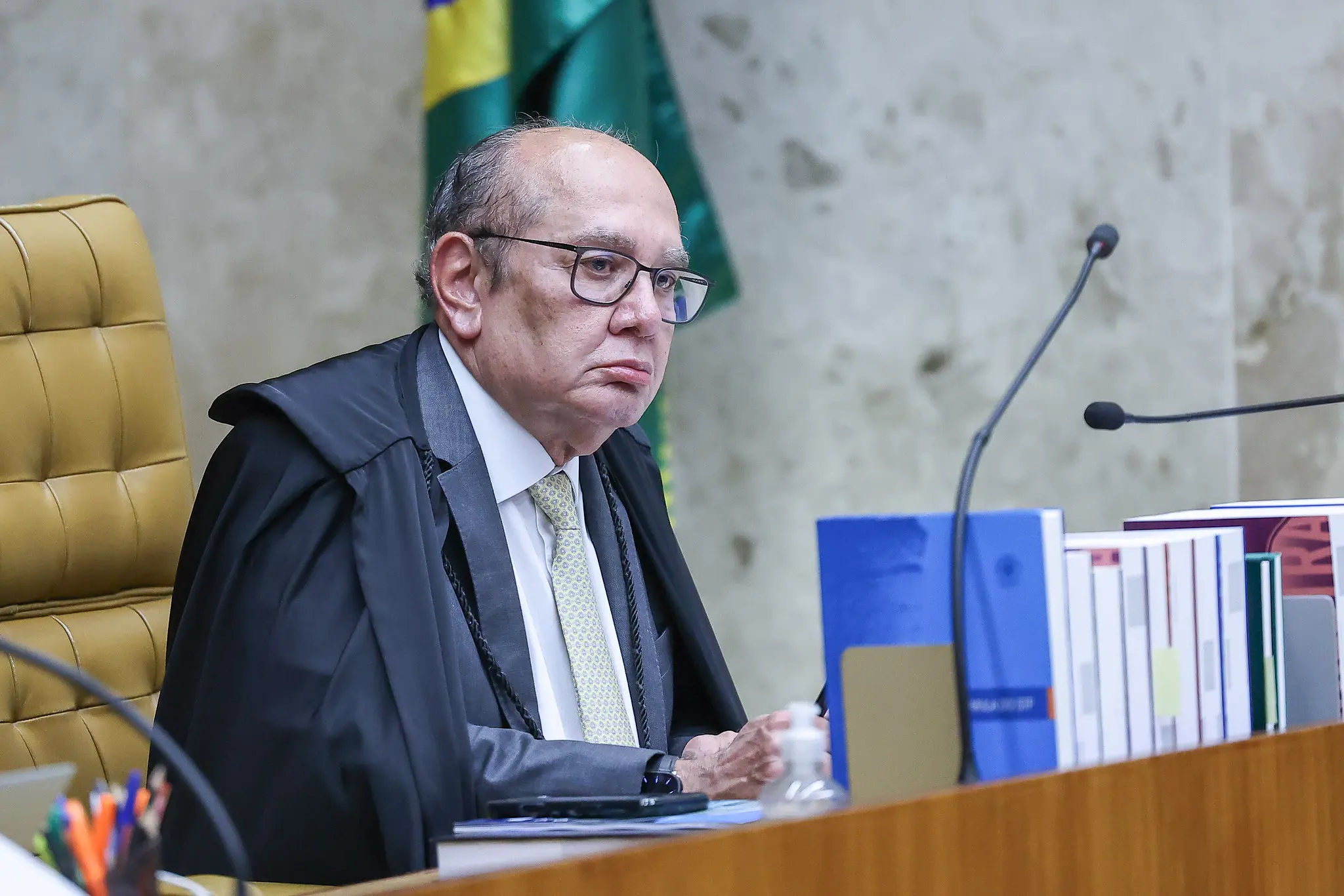 Gilmar Mendes elogia Alexandre de Moraes: 'trabalho heroico' (Foto: Antonio Augusto/STF)