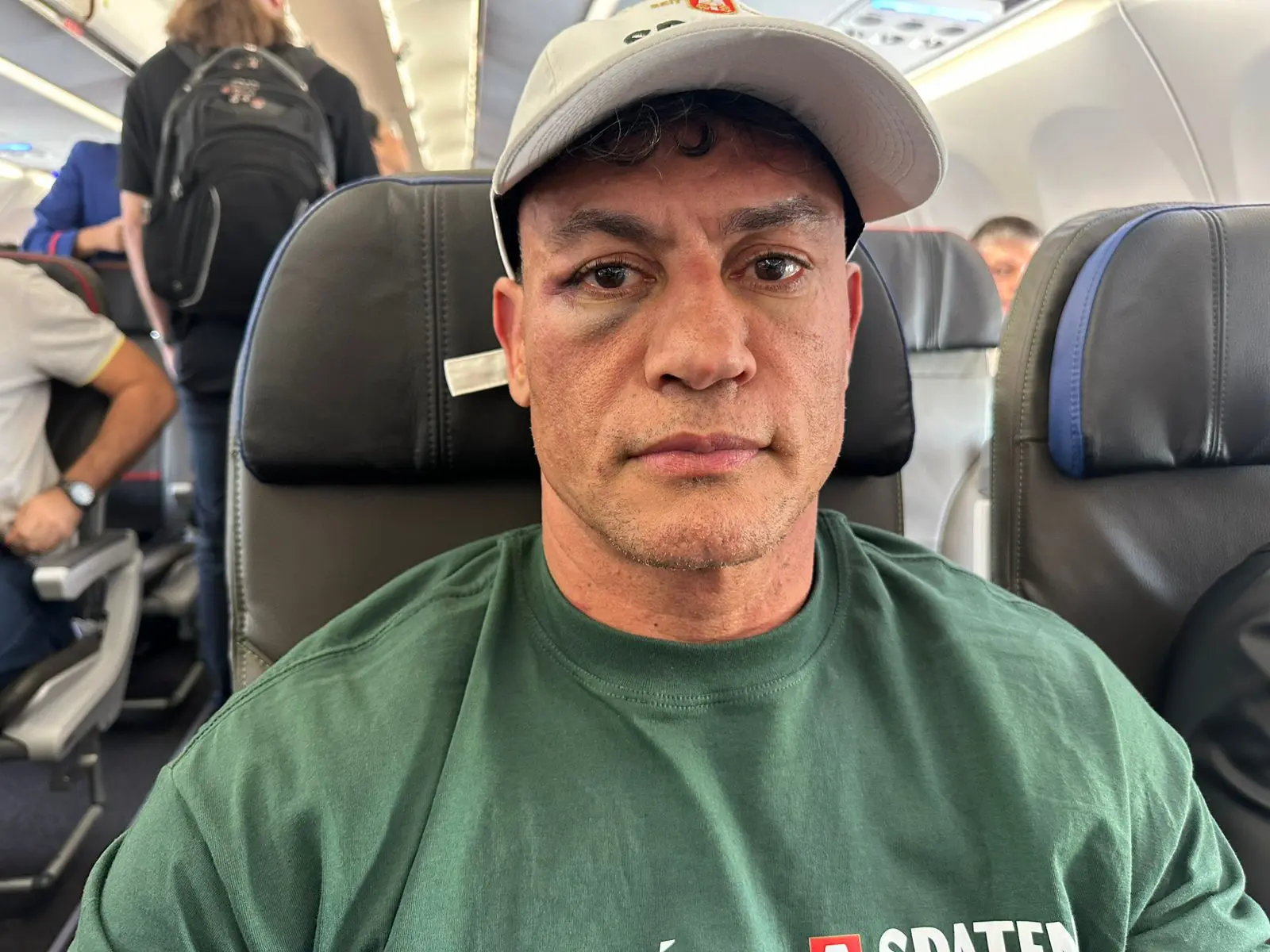 Popó falou ao Bacci Notícias direto do voo para Salvador na manhã deste domingo (Foto: Assessoria Popó)