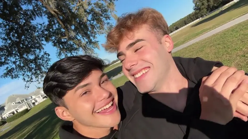 Casal de influenciadores, Luan e Caio - Reprodução/ Redes sociais