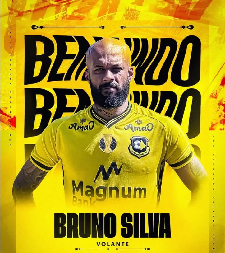 Após traição e amputação de pênis, Bruno Silva é anunciado por novo clube (Foto: Reprodução São Bernardo)