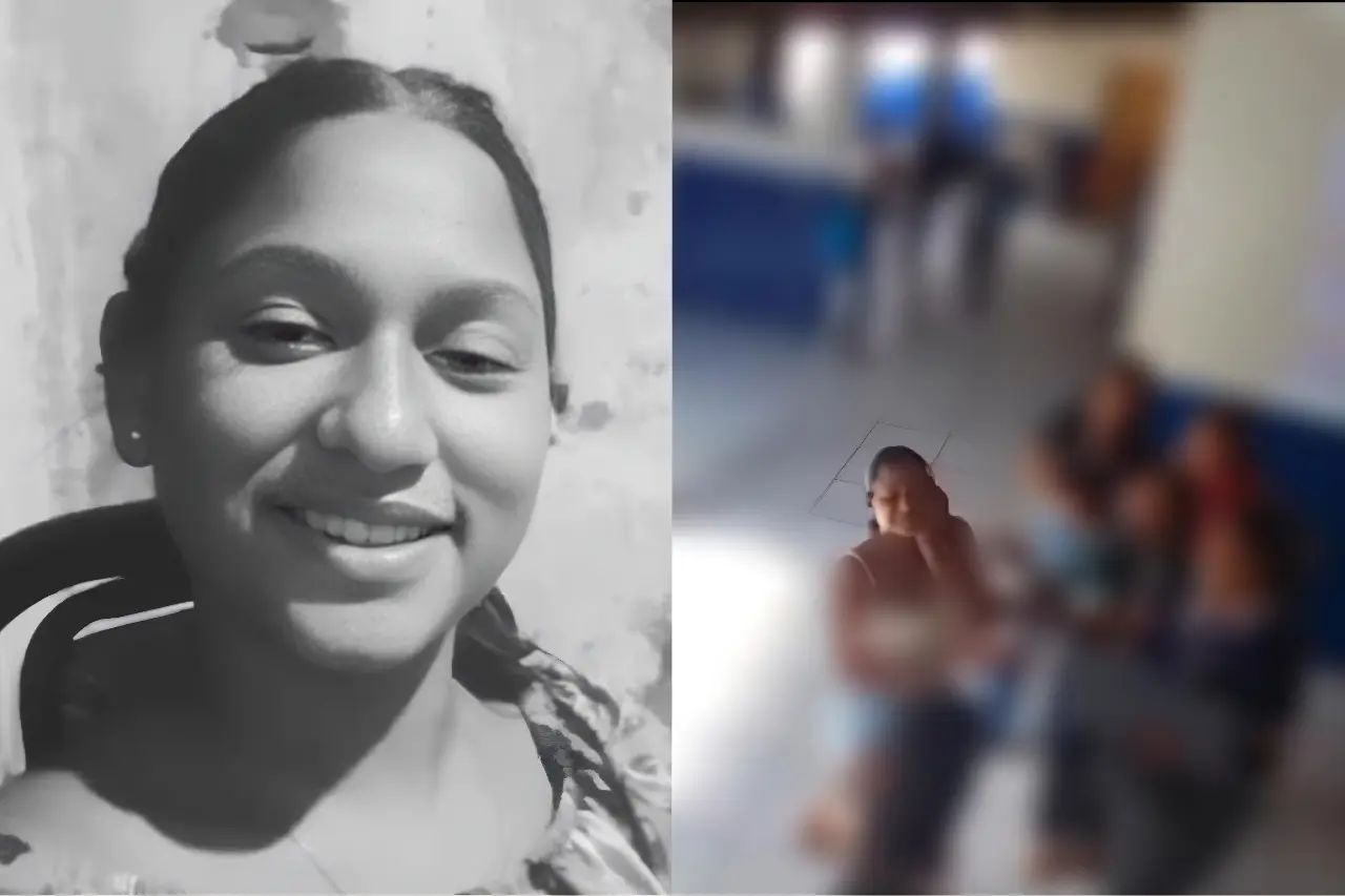 Vídeo mostra menina de 11 anos pedindo ajuda a funcionária antes de morrer após agressão de colegas (Foto: Reprodução/Câmeras de Segurança)