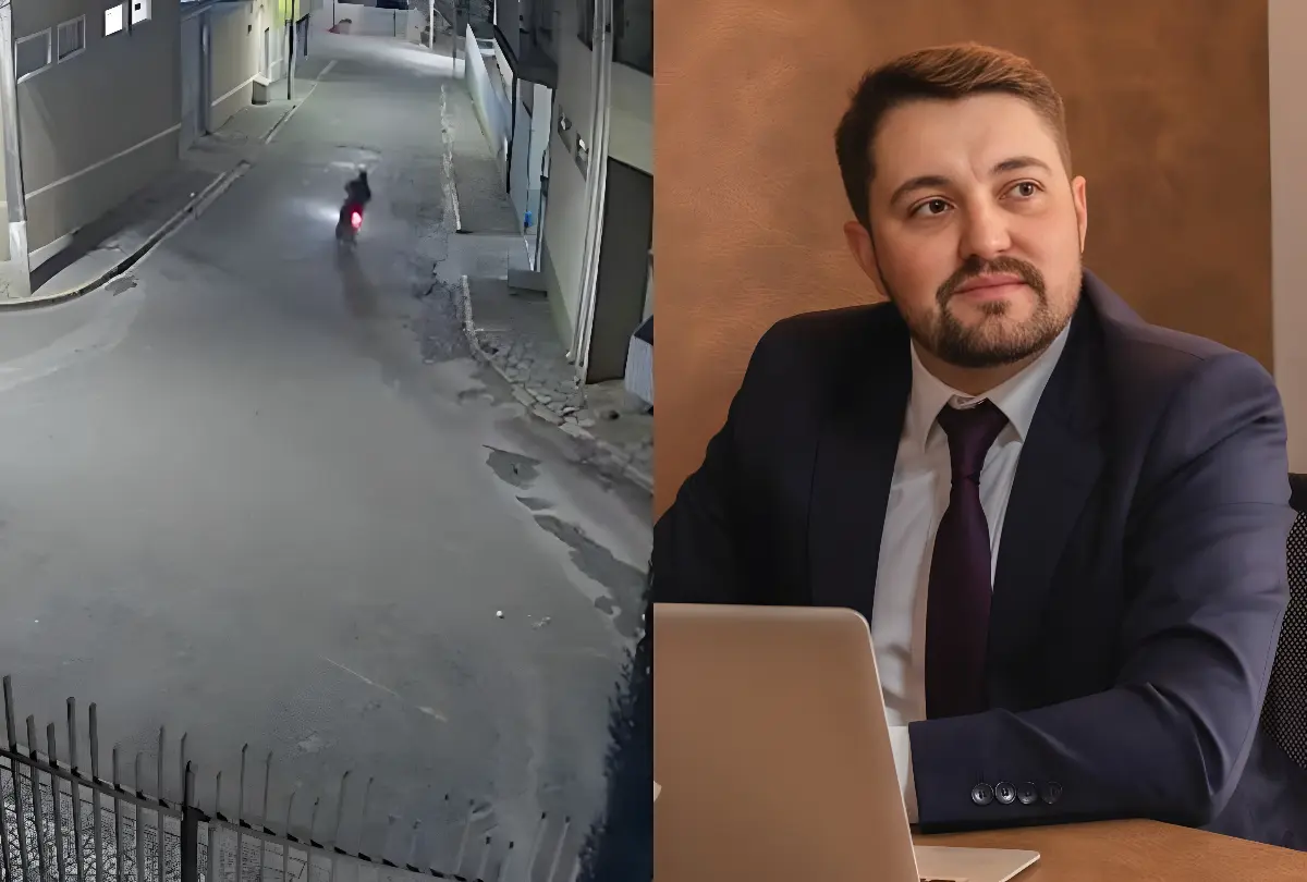 Advogado é baleado em emboscada enquanto filho de 7 anos assiste à cena (Foto: Montagem Câmeras de Segurança com Reprodução/Redes Sociais)