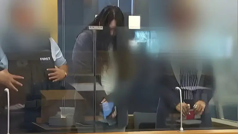 Hakyung Lee é acusada de assassinar seus dois filhos e ocultar seus corpos em malas (Foto: Reprodução/Redes sociais)