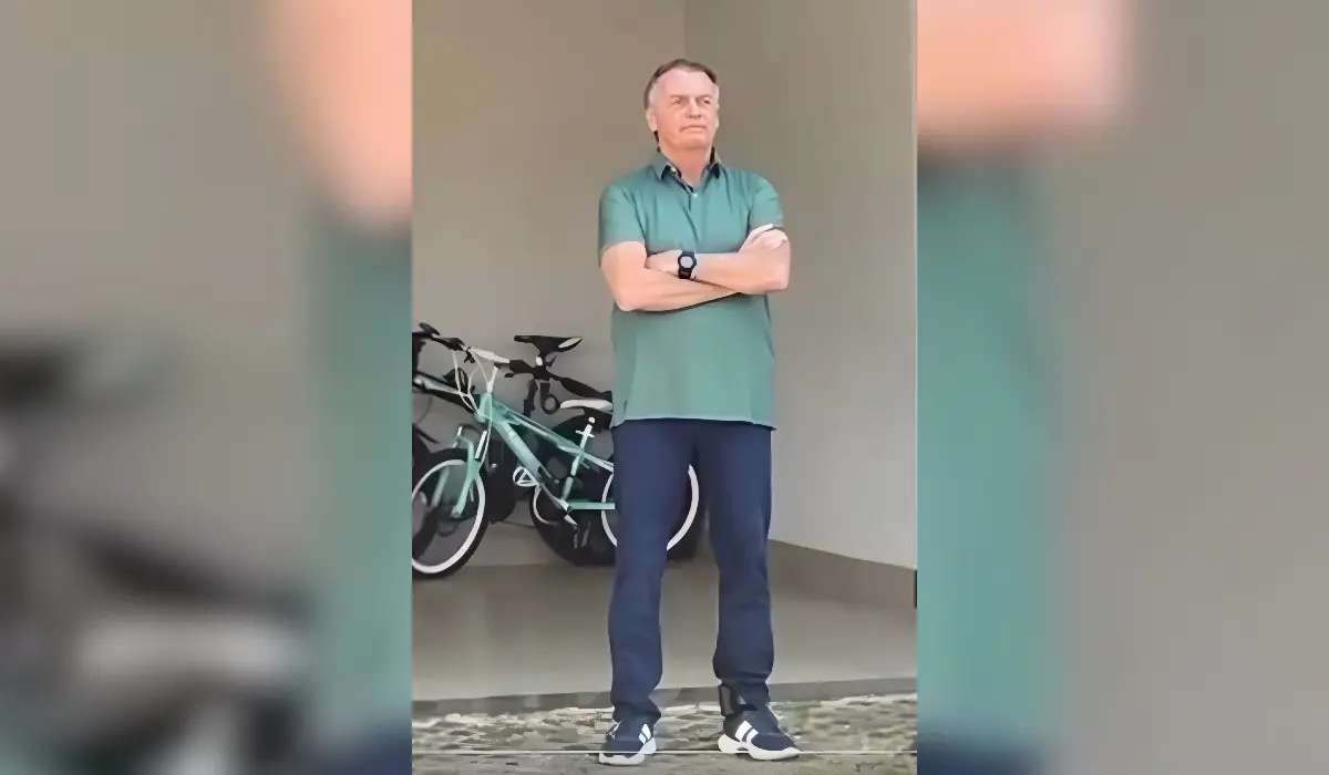 Vídeo mostra Bolsonaro aos risos pouco antes de ser condenado (Foto: Reprodução)