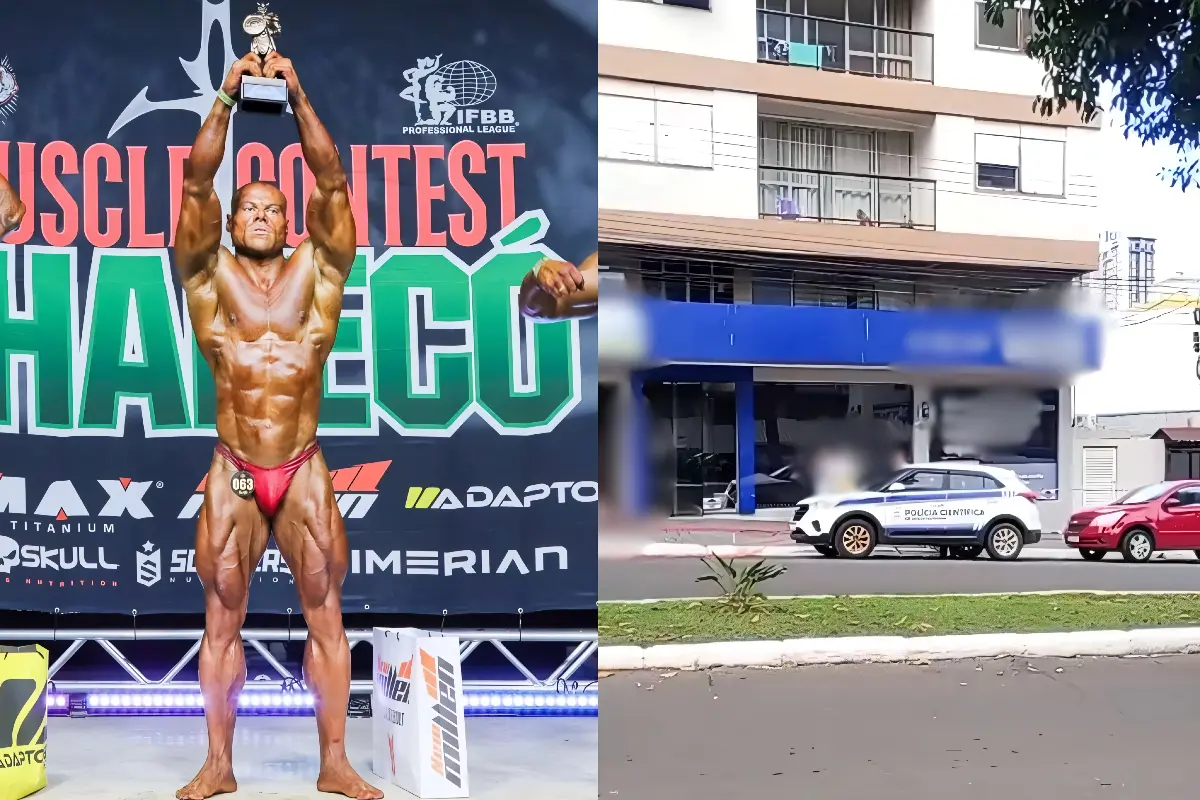 Mistério em SC: fisiculturista é encontrado morto na escada do prédio (Foto: Reprodução)