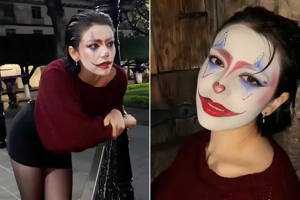 Influenciadora desaparece após postar vídeo macabro com maquiagem de palhaço (Foto: Reprodução/Redes Sociais)