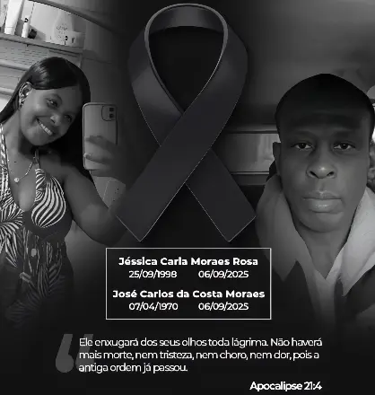 Pai e filha são brutalmente assassinados por vingança em guerra entre facções (Foto: Reprodução/Redes Sociais)