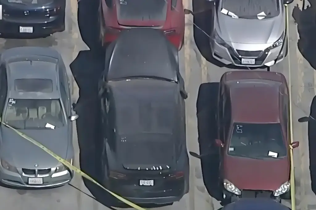 Tesla onde corpo foi encontrado em decomposição (Foto: KABC)