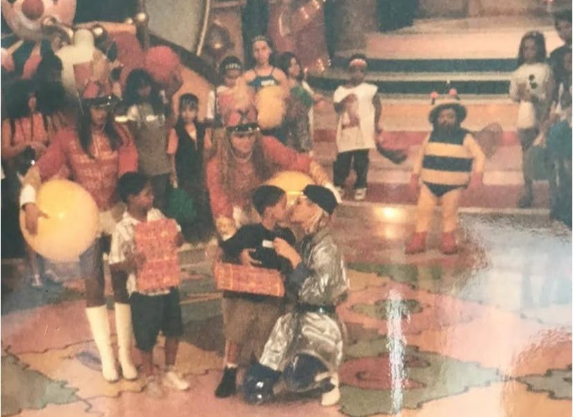 Xuxa e Marlon no Xuxa Park