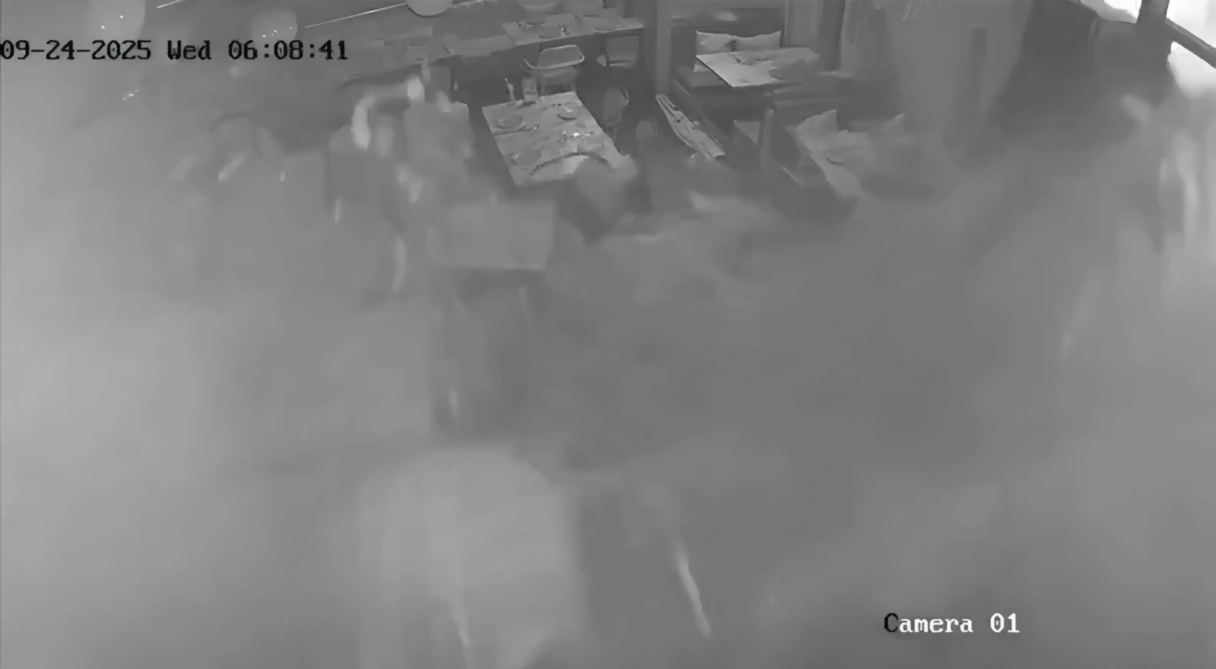 Vídeo mostra destruição em restaurante de Hong Kong, causada por supertufão (Foto: Redes sociais)