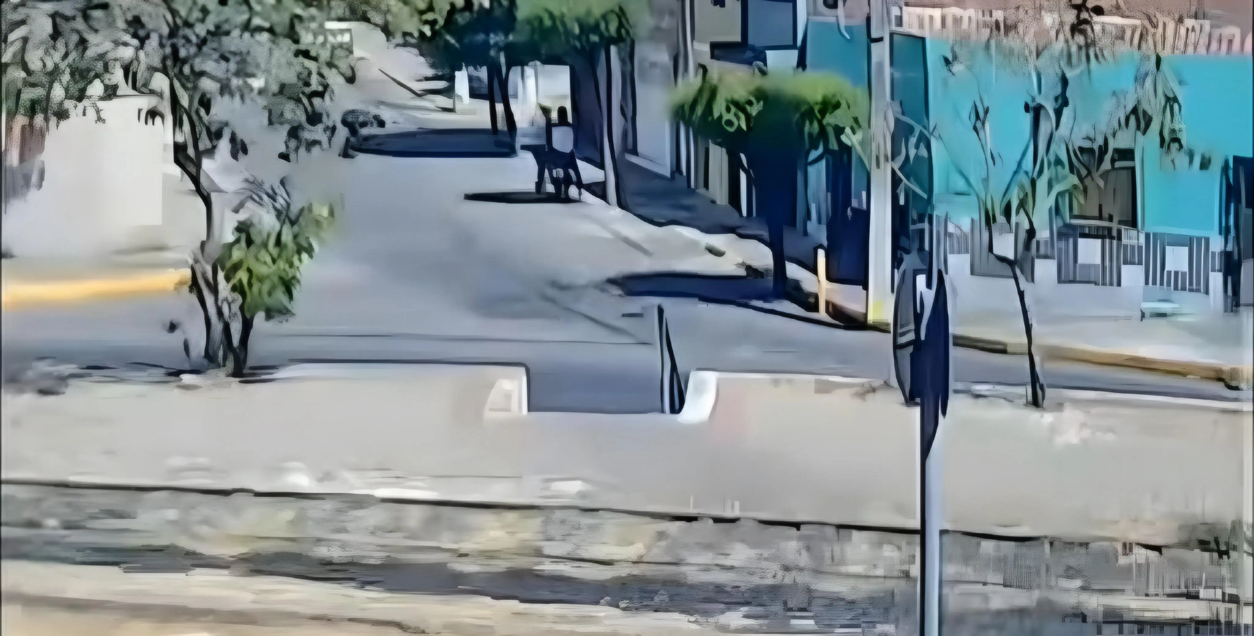 Exclusivo: vídeo mostra momento em que atiradores atacam escola em Sobral (Foto: BacciNotícias)