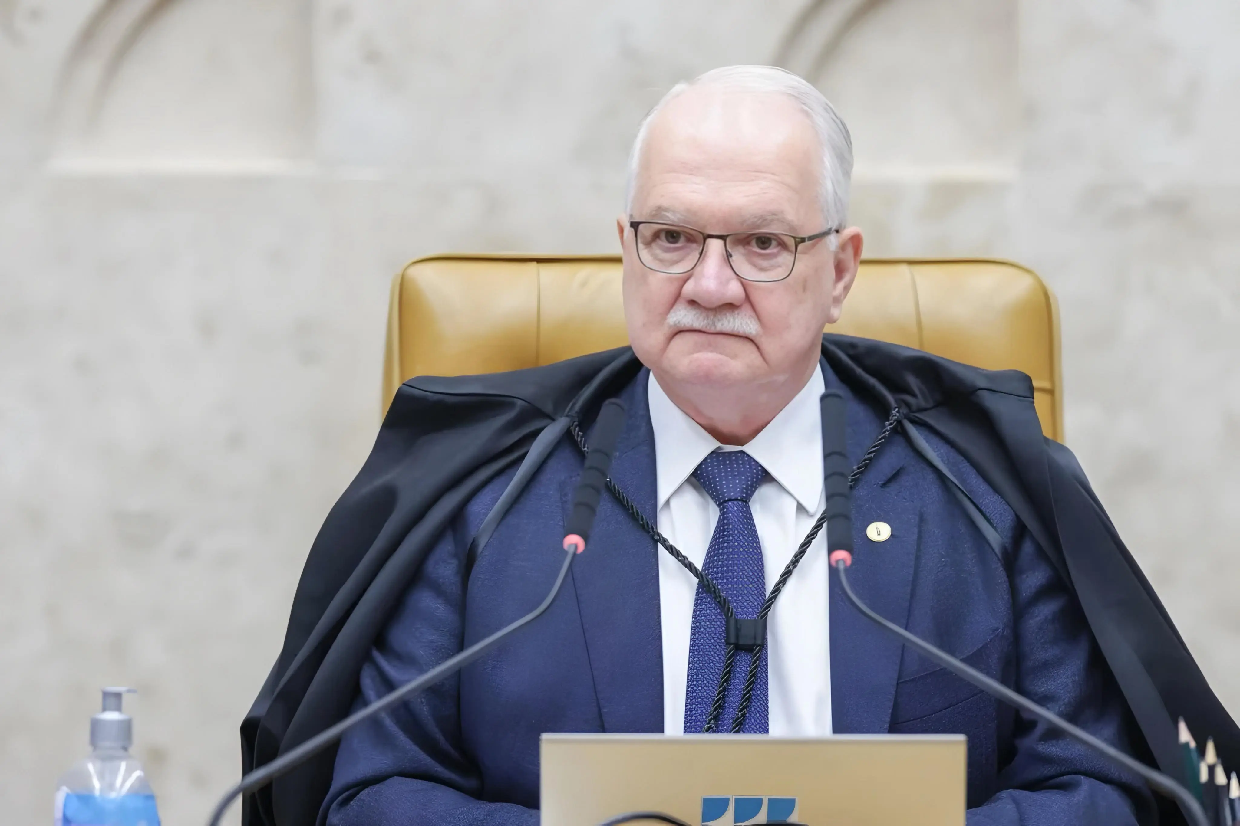 Edson Fachin assume a presidência no STF nesta segunda (Foto: Divulgação/STF)