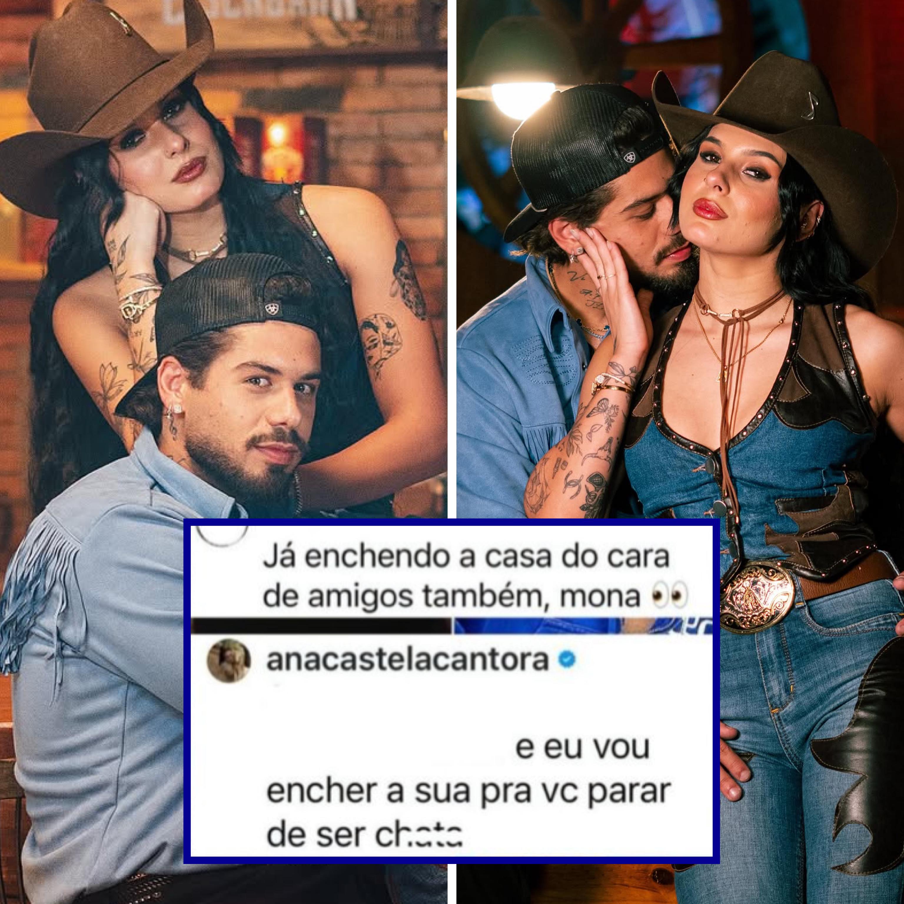 Ana Castela e Zé Felipe - Redes Sociias 