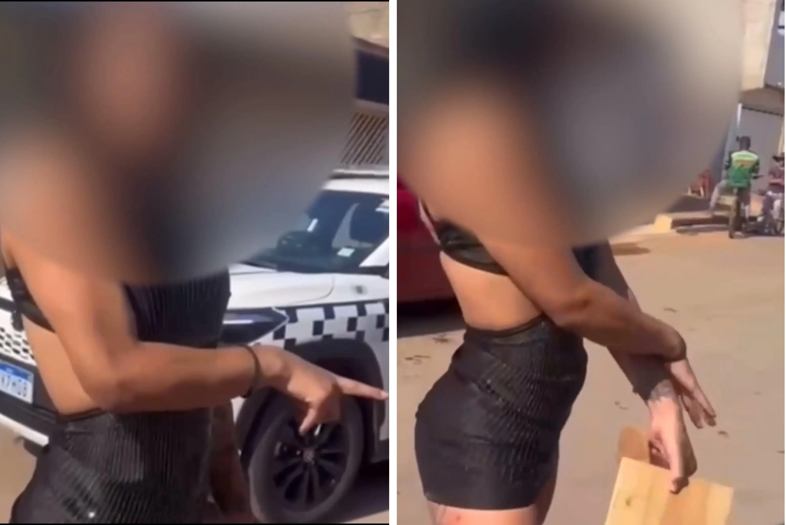 Mulher trans briga por falta de pagamento em programa realizado em Ceilândia, no Distrito Federal | Imagem-Reprodução: Metropóles 