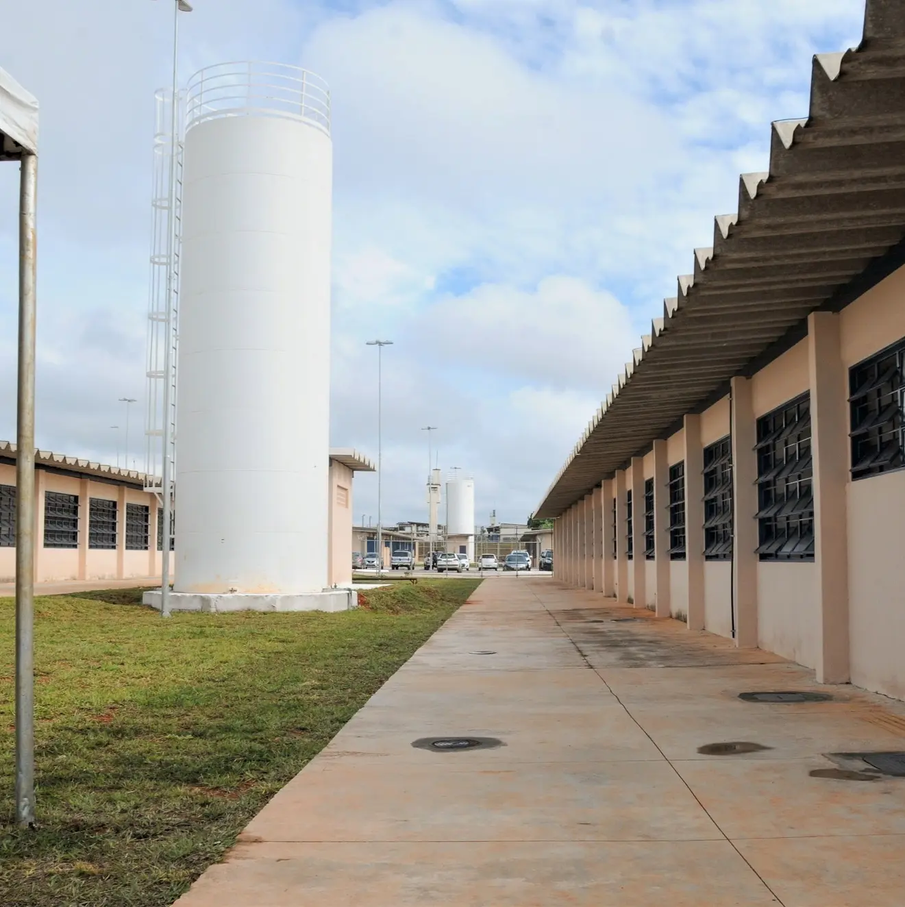 19º Batalhão da Polícia Militar do Distrito Federal, conhecido como Papudinha, fica dentro do Complexo Penitenciário da Papuda, em Brasília. Foto: Divulgação.