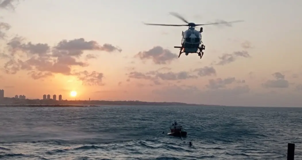 suspeito pula no mar e é preso pela polícia do ceará com ajuda de helicóptero